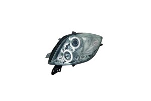 Diederichs Μπροστινά Φανάρια Angel Eyes για Toyota Yaris 2006-2008 Χρώμιο 2τμχ