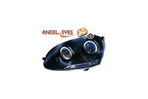 Diederichs Μπροστινά Φανάρια Angel Eyes για Volkswagen Golf / Jetta / Passat Variant VI 2003-2008
