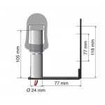 Lampa Βάση Στήριξης Φάρου Fix-4 77mm
