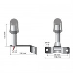 Lampa Βάση Στήριξης Φάρου Fix-7 85mm L