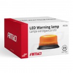AMiO Φάρος W03B Βιδωτός 136x68mm LED 12/24V - Πορτοκαλί