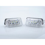 M-Tech Φώτα Πινακίδας LED για Peugeot 206 / 207 / 307 / 406 / 407 και Citroen Saxo / C3 / C4 / C5 2τμχ