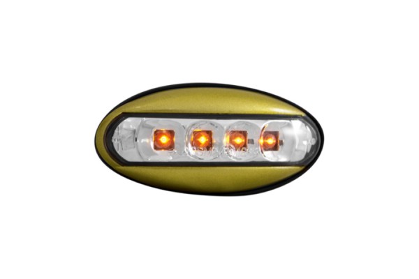 Dectane Φλας LED για Peugeot 206 / 207 Χρυσό 2τμχ