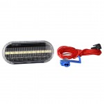 Vw Golf 3+4 /POLO 6N/9N/PASSAT 96>/T5/SHARAN 18LED (2χ9) Smd 2 Χρησεων Πλαινα Φλας Φτερου Διαφανα