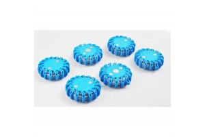 Κιτ 6 ΤΕΜ. Φως Ασφαλειας Εκτακτης Αναγκης 100x100x35mm Με 15LED 5 Χρησεων (ΜΠΑΤΑΡΙΕΣ 3xAAA)