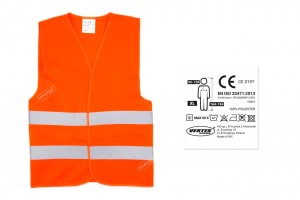 Γιλεκο Φωσφοριζε SV-02 - XL (ΠΟΡΤΟΚΑΛΙ/ΠΟΛΥΕΣΤΕΡΑΣ 120 gr/m Με VELCRO)
