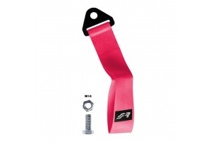 Simoni Racing Tow Strap Ιμάντας Ρυμούλκησης Αυτοκινήτου 26cm Ροζ 3000kg Max