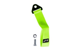 Ιμαντας Ρυμουλκισης Tow Strap 26cm 3000kg Max Κιτρινος Φωσφοριζε