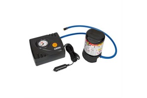 Lampa Κομπρεσέρ Ελαστικών 12V 450ml Με υγρό επισκευής 450ml Μανόμετρο & Μετρητή Πίεσης L72170