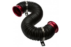 Σωληνας Σπιραλ Αερα 250-750mm Φ76 (ΜΑΥΡΟ/ΚΟΚΚΙΝΟ)