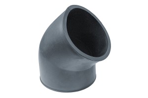 Λαστιχενια Γωνια Αερα 45 Μοιρων Φ76>Φ45