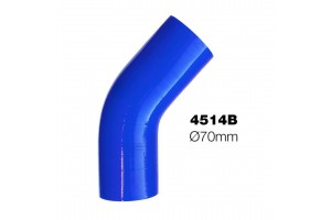 Simoni Racing Γωνία Σιλικόνης Μπλε Φ70 45 Μοίρες