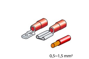 Φισακια 6.3 x 0.8mm (40τμχ.)