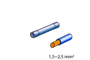 Lampa Butt Connectors Blue