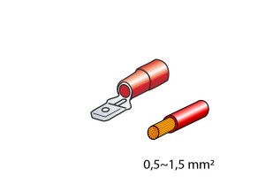 Φισακια 6.3 x 0.8mm (10τμχ.)