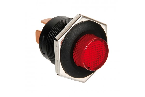 Lampa Button Switch with Red Led 45538