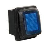 Lampa Rocker Switch with Led - Blue