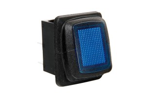 Lampa Rocker Switch with Led - Blue