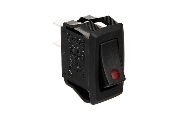 Lampa Rocker Switch with Red Led