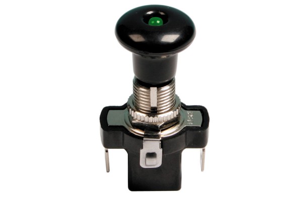 Lampa Push-Pull Switch with Green Led 45571