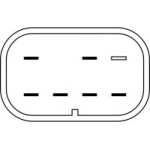 McarΔιακόπτης Παραθύρων Ford Transit T12-15 μονός 6PIN AN-301/MC