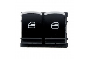 Ajs Parts Διακόπτης Παραθύρων Διπλός W Polo / Fox / Golf 5 / Eos / Gti / Jetta / Caddy / Amarok 4Pin