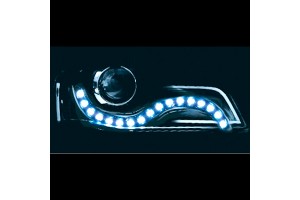 Simoni Racing Ταινία Bootes Με 15 Led Λευκό Χρώμα 30cm