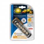 Lampa Strobe Light 6 LED 12/24V - Amber