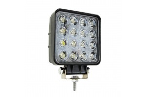 Προβολεας Εργασιας Τετραγωνος AWL05 Flat 4000lm 9/60V - 48W -16 Led -108X108X57mm Amio - 1 ΤΕΜ.