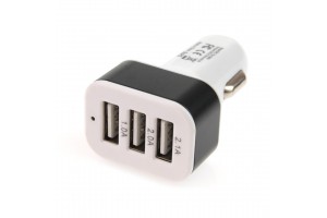 Amio Φορτιστης Αναπτηρα Με 3 Θυρες Usb 12/24V 5100mA (1Α, 2Α, 2.1Α)