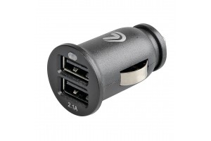 Φορτιστης Αναπτηρα Με 2 Θυρες Usb 2100mA 12/24V Led Fast Charge