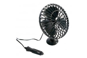 Ανεμιστηρας Αναπτηρα 12V - 14,5 cm Με Βεντουζα (ΠΛΑΣΤΙΚΟΣ/ΜΑΥΡΟΣ)