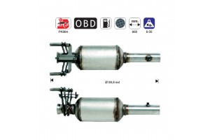 Φιλτρο Dpf Σιλικονουχο Καρβιδιο Sic Mercedes Sprinter 88CV/109CV/129CV/150CV 2.1TD Cdi 2148cc 2006>2010