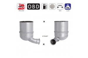 Americat Φίλτρο DPF Κορδιερίτη Citroen C3/DS3 - Peugeot 206/207/208