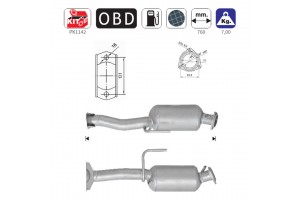 Φιλτρο Dpf Σιλικονουχο Καρβιδιο Sic Jeep COMMANDER/CHEROKEE 2.7 + 3.0 TD 2002>2010