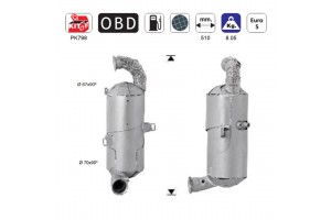 Americat Φίλτρο DPF SiC Citroen C3/DS3 - Peugeot 206+/207/208