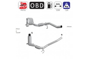 Φιλτρο Dpf Σιλικονουχο Καρβιδιο Sic Audi / Seat / Volkswagen