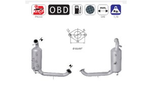 Americat Φίλτρο DPF Ford C-max,Focus /Mazda 3 /Volvo C30,S40,S80,V50,V70 για Ford