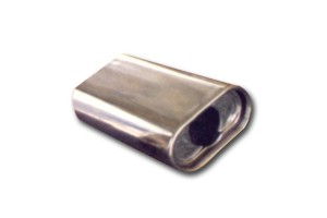 Americat Μπούκα Εξάτμισης Πλακέ 114x140x200mm Universal