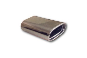 Americat Μπούκα Εξάτμισης Πλακέ Λοξή 114x140x300mm Universal