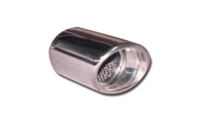 Americat Μπούκα Εξάτμισης Οβάλ Λοξή 90x105x250mm Universal