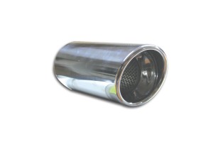 Americat Μπούκα Εξάτμισης Στρογγυλή Λοξή 90x250mm Universal