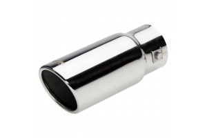 Simoni Racing Μπούκα Στρογγυλή Inox 37-63mm Universal