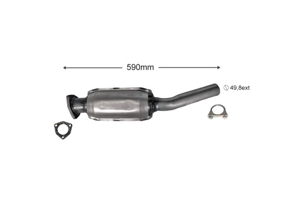 Americat Ολοκληρωμενος Καταλυτης Audi TD.02-103 Americat Ολοκληρωμενος Καταλυτης Audi TD.02-103