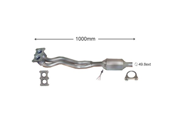 Americat Ολοκληρωμενος Καταλυτης Audi TD.02-201 Americat Ολοκληρωμενος Καταλυτης Audi TD.02-201