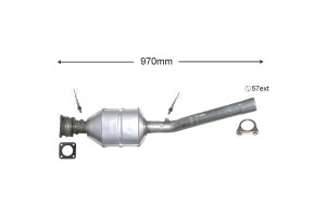 Americat ΟΛΟΚΛΗΡ. Καταλυτης Chrysler Jeep TD.08-603