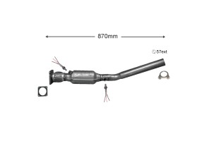 Americat ΟΛΟΚΛΗΡ. Καταλυτης Chrysler Jeep TD.08-802