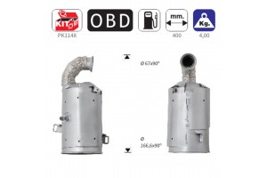 Καταλυτης Citroen C3/DS3 - Peugeot 206+/207/208/2008