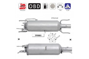 Americat Καταλύτης Κορδιερίτη Diesel Fiat Croma 2005-2008 / Opel Vectra-Signum 2004