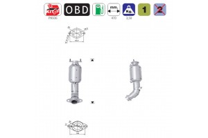 Καταλυτης Βενζινης Μπροστα Suzuki Grand Vitara 1.6 16V M16A / Grand Vitara 2.0 16V J20A 03/2006>